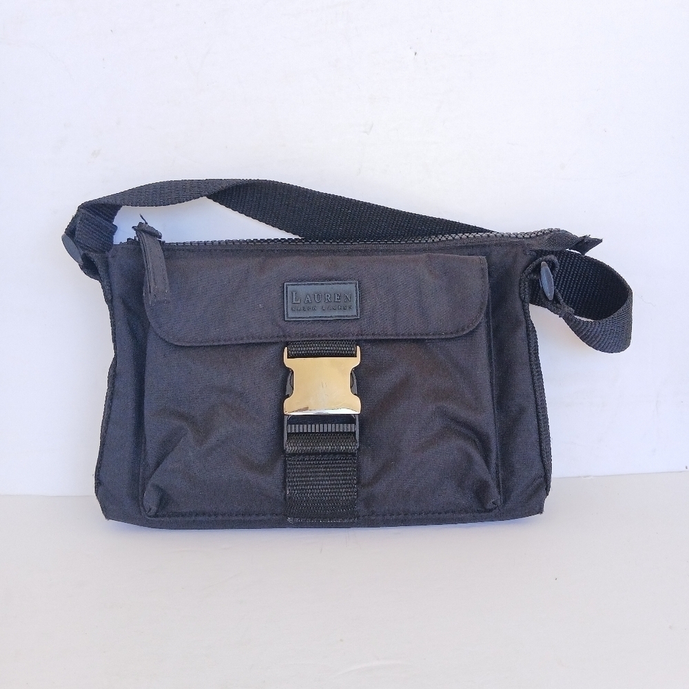 Lauren Ralph Lauren Y2K Nylon Shoulder Bag